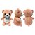 Urso de Pelúcia Rosa Peach com laço, toque macio, presente maternidade, ursinho de pelúcia - Imagem 5