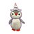 Pinguim Unicórnio de Pelúcia 30cm Roxo, toque macio, presente, máquina de bichinhos, ursinho de pelúcia - Imagem 1
