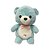 Urso de Pelúcia Azul bebê com laço, toque macio, presente maternidade, ursinho de pelúcia - Imagem 1