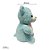 Urso de Pelúcia Azul bebê com laço, toque macio, presente maternidade, ursinho de pelúcia - Imagem 3