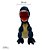 Dinossauro de Pelúcia 30cm Marinho, toque macio, presente, máquina de bichinhos, ursinho de pelúcia - Imagem 3