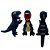 Dinossauro de Pelúcia 30cm Marinho, toque macio, presente, máquina de bichinhos, ursinho de pelúcia - Imagem 5