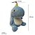 Dino Festa Dinossauro de Pelúcia 20cm na cor azul celeste, toque macio, presente, máquina de bichinhos, ursinho de pelúc - Imagem 2