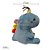 Dino Festa Dinossauro de Pelúcia 20cm na cor azul celeste, toque macio, presente, máquina de bichinhos, ursinho de pelúc - Imagem 3