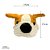 Cachorro de Pelúcia Deitado Peludinho Caramelo - Imagem 2