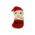 Papai Noel na Meia de Natal, decoração de natal, pelúcia fofa - Imagem 1