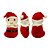Papai Noel na Meia de Natal, decoração de natal, pelúcia fofa - Imagem 5