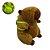 Capivara de Pelúcia com Mochila Tartaruga Grande 45cm, presente, pelúcia fofa - Imagem 1