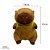 Capivara de Pelúcia com Mochila Tartaruga Grande 45cm, presente, pelúcia fofa - Imagem 2