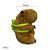 Capivara de Pelúcia com Mochila Tartaruga Grande 45cm, presente, pelúcia fofa - Imagem 3
