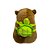 Capivara de Pelúcia com Mochila Tartaruga Grande 45cm, presente, pelúcia fofa - Imagem 4
