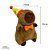 Capivara de Pelúcia com Chapéu Happy Birthday Médio 30cm, pelúcia fofa - Imagem 2