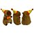 Capivara de Pelúcia com Chapéu Happy Birthday Médio 30cm, pelúcia fofa - Imagem 5