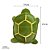 Tartaruga Verde de Pelúcia Grande 43cm, pelúcia fofa - Imagem 2