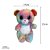 Gato Tie-Dye Colorido de Pelúcia com Olhos Grandes e Brilhantes 22cm, pelúcia fofa - Imagem 2