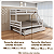 Treliche Casal + Solteiro com cama auxiliar Casal - Imagem 14
