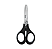TESOURA ESCOLAR 13CM CLASS BLACK TRIS - Imagem 1