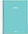 CADERNO CD ESPIRAL 10X1 160FLS STILO AZUL PASTEL JANDAIA - Imagem 1