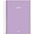 CADERNO CD ESPIRAL 1X1 80FLS STILO LILÁS PASTEL JANDAIA - Imagem 1