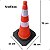 Cone Sinalização 75cm Base Borracha 4kg - Imagem 4