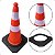 Cone Sinalização 75cm Base Borracha 4kg - Imagem 1