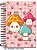 Caderno capa dura 1/4 espiral 90 folhas Infantil Bliss Cadersil - Imagem 2