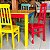 Mesa e cadeiras infantis - Conjunto Infantil - Imagem 4