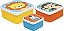 KIT 3 POTINHOS ANIMAL FUN - Imagem 1