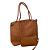 Bolsa Feminina Vermelho Vulcânico Sacola Grande Tiracolo Ombro + Nécessaire - Imagem 1