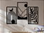 Kit 3 Quadros Vazados Decorativos – Geométrico Moderno - Imagem 1