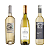 Kit 3 Vinhos Brancos Pinot Grigio Chardonnay Sauvignon Blanc - Imagem 1