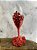 TAÇA LUXO VERMELHO COM PEDRAS - Imagem 2