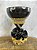 TAÇA LUXO PRETO E DOURADO - Imagem 1