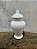 Quartinha de porcelana Sem Asa - 15cm - Branca - Imagem 1