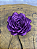 Rosa para Cabelo Luxo Roxa - Imagem 1
