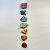 Kit 7 Chakras Pedra Bruto Natural Pequeno - Imagem 4