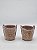 Cachepot Vaso de Planta de Cimento Cestinha Pequena 9x9x10 - 2 un - Imagem 3