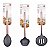 Kit 3 Utensílios de Cozinha Rosê Escumadeira Concha Colher - Imagem 1