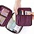 Necessaire de Maquiagem E Higiene Pessoal 5 Compartimentos Semi Impermeável - Imagem 2