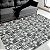 Tapete Sala Quarto Rupestre Antiderrapante 1,40x2,00 PRETO - Imagem 1