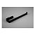 TOALHEIRO PORTA TOALHA PONTO ROSTO SPIRIT ZEN PRETO FOSCO - Imagem 2