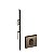 Fechadura Rolete Pivotante Pado Antique Ouro Velho 464 55mm - Imagem 1