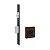 Fechadura Rolete Banheiro Pivotante Pado Corten Marrom 55mm - Imagem 1