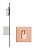 Fechadura Rolete Porta Pivotante Pado Rose Máquina 40 Mm 453 - Imagem 2