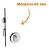 Fechadura Rolete Porta Pivotante Pado Inox Pol. Cromada 40mm - Imagem 1