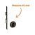 Fechadura Rolete Porta Pivotante Pado Antique Bronze 40mm Bx - Imagem 1