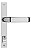Fechadura Porta Aluminio Pado 661 Magnum Cromada Perfil Estr - Imagem 2