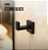 Cabide Gancho Banheiro Italy Line Eterna Inox Preto Black - Imagem 3