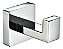 Cabide Gancho Italy Line Eterna Banheiro Inox Polido Cromado - Imagem 1