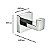 Cabide Gancho Italy Line Eterna Banheiro Inox Polido Cromado - Imagem 2